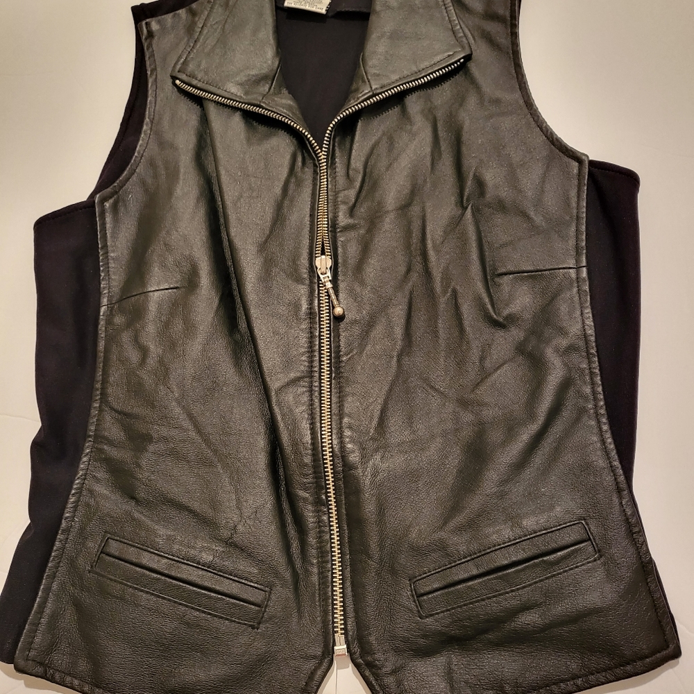 LEATHER VEST - Picture 4 of 6